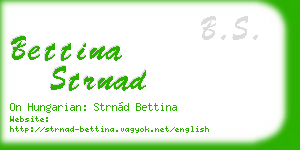 bettina strnad business card
